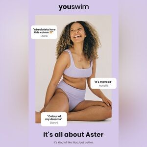 Youswim Eva Standard Waist Bikini Set Aster
